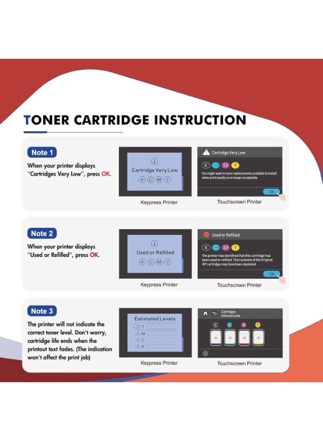 APlus 222A (W2220A) Full Set Compatible Toner Cartridge Set for HP Color LaserJet Pro M3203, M3303, M3288, M3388 Series - Image 4